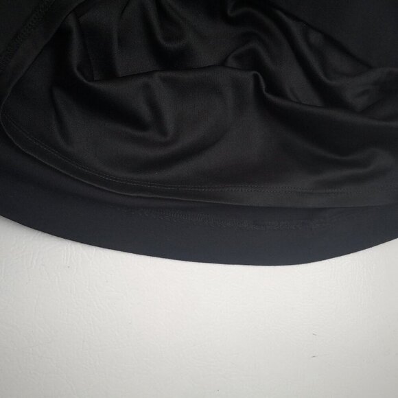 Jolie Ladies Black & Blue Colored Sleeveless Lined Back Zipper Midi Dress - Picture 7 of 11